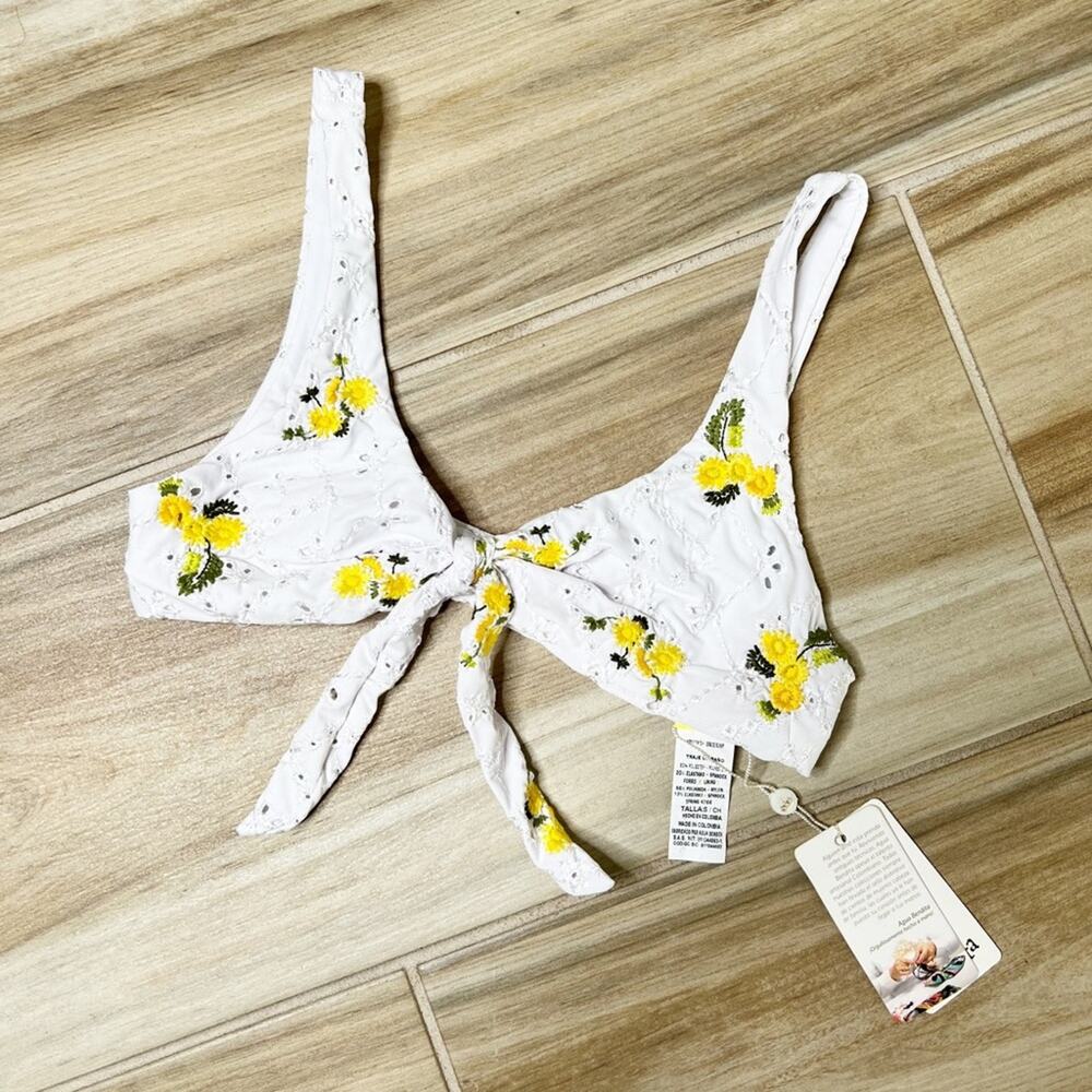 Agua Bendita Sunny Spring Grace Bikini Top Size XL - Picture 3 of 5